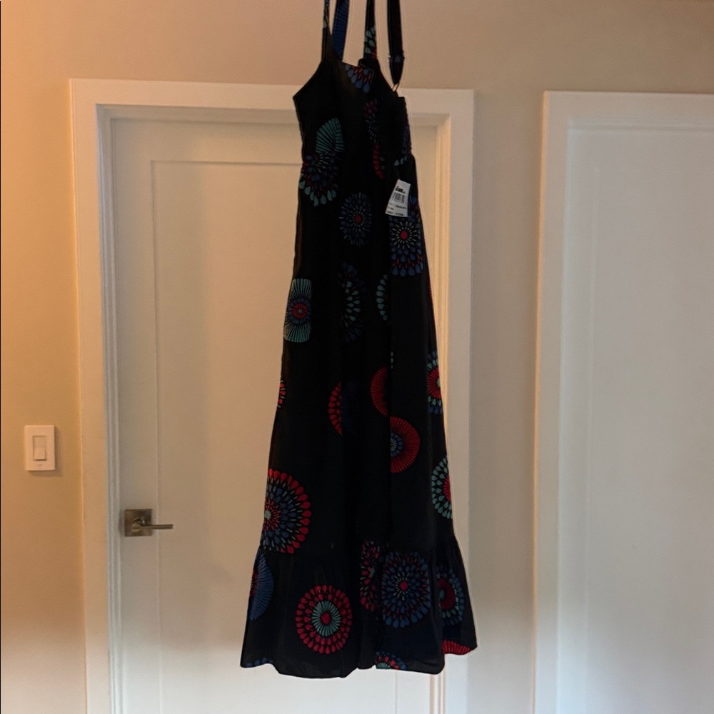 Kate Spade Black Dress with Blue and Red Patterns - Picture 7 of 7
